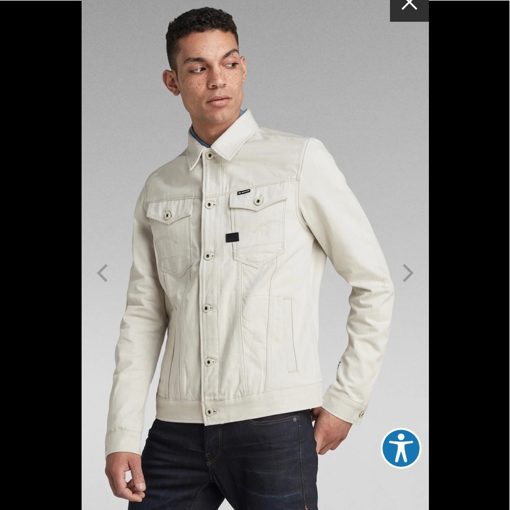Men’s G-Star Raw Arc 3D Slim Denim Jacket - Picture 2 of 5